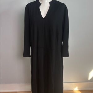 Eloquii Black Long Sleeve Dress